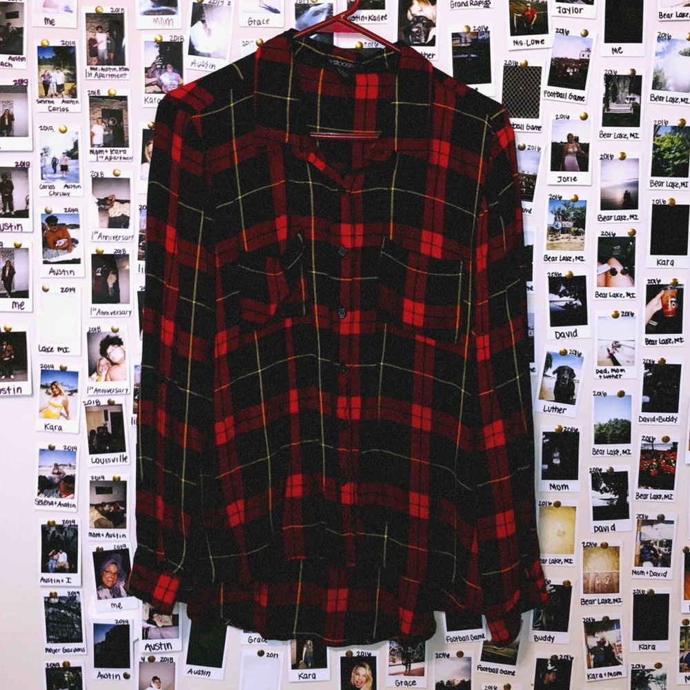 Flannel button up 2